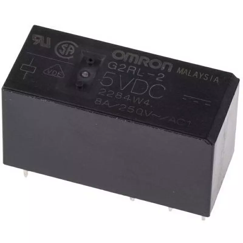 Omron Power Relay 2c 62.5 Ω 10 Substances DC 5 V, G2RL-2 5DC