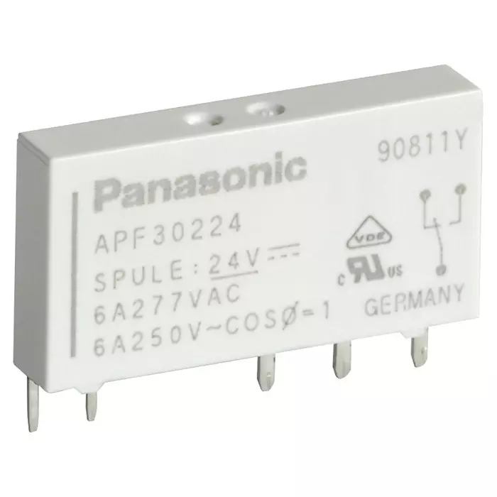 Panasonic POWER RELAY, SPDT, 24VDC, 6A, THD, APF30224