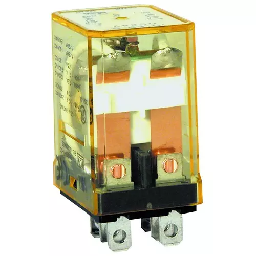 IDEC RELAY, DPDT, 110VAC, 30VDC, 10A, RH2B-ULAC24V