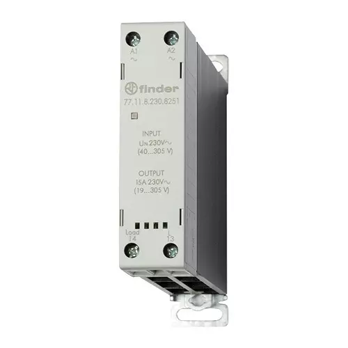 FINDER SOLID STATE RELAY, 15A, 19-305VAC, 77.11.9.024.8250