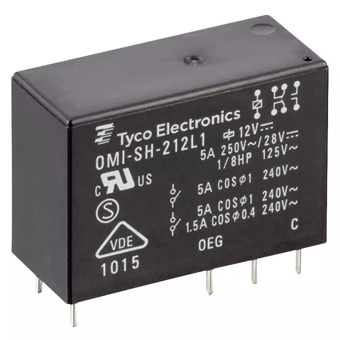 OEG - TE CONNECTIVITY Relay, Spst, 250Vac, 30Vdc, 10A, OMI-SS-106LM,000