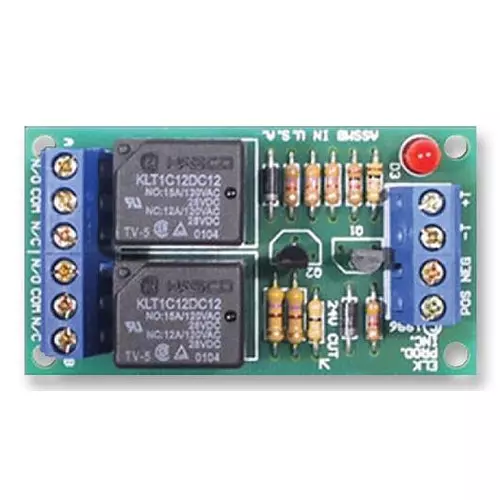 ELK PRODUCTS Relay, Module, Dpdt, 10A, 12Vdc To 24Vdc, ELK924
