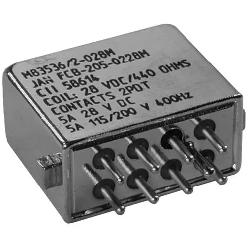 CII - TE CONNECTIVITY Relay, Dpdt, 6Vdc, 5A, FCB-205-0119M