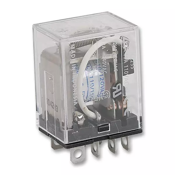 OMRON INDUSTRIAL AUTOMATION Relay, Dpdt, 120Vac, 28Vdc, 10A, LY2 DC12