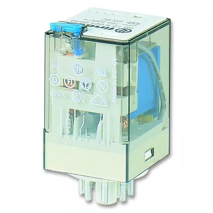FINDER Relay, Dpdt, 250VAC, 10A, 60.12.8.012.0040