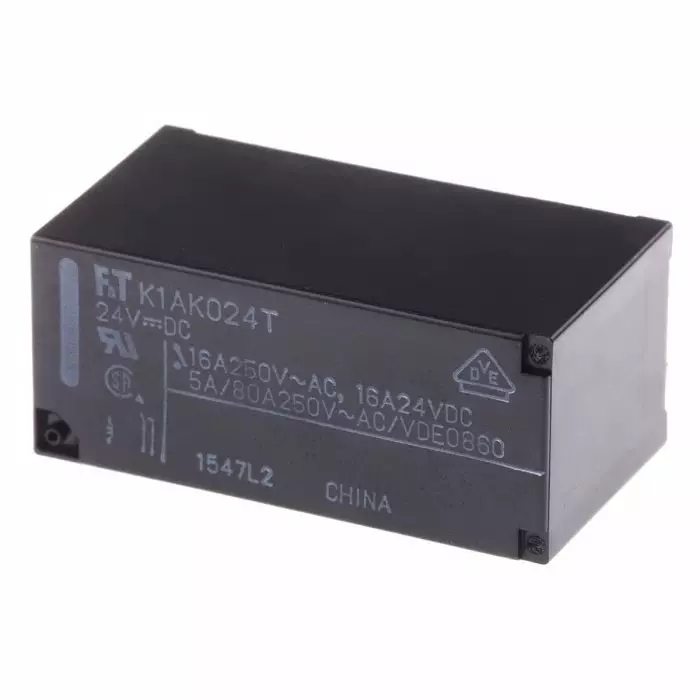 Fujitsu Power Relay PCB Mount SPST PCB Pin 24 V DC 1440 Ω, FTR-K1AK024T