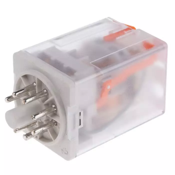 Relpol R15 Power Relay Plug In DPDT Plug In 24 V AC 75 Ω, R15-2012-23-5024-WTL