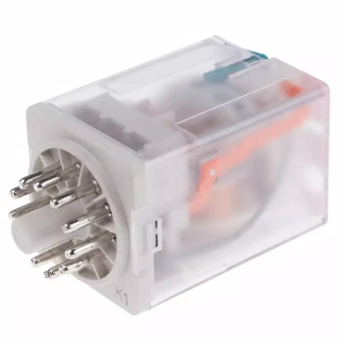 Relpol R15 Power Relay Plug In 3PDT Plug In 12 V DC 110 Ω, R15-2013-23-1012-WTL