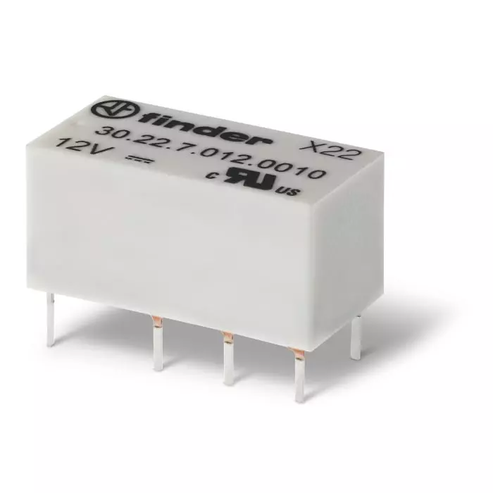 Finder PCB Mount Relay 9 V DC Coil 2 A Switching Current, 302270090010 (Pack of 20 Pcs)