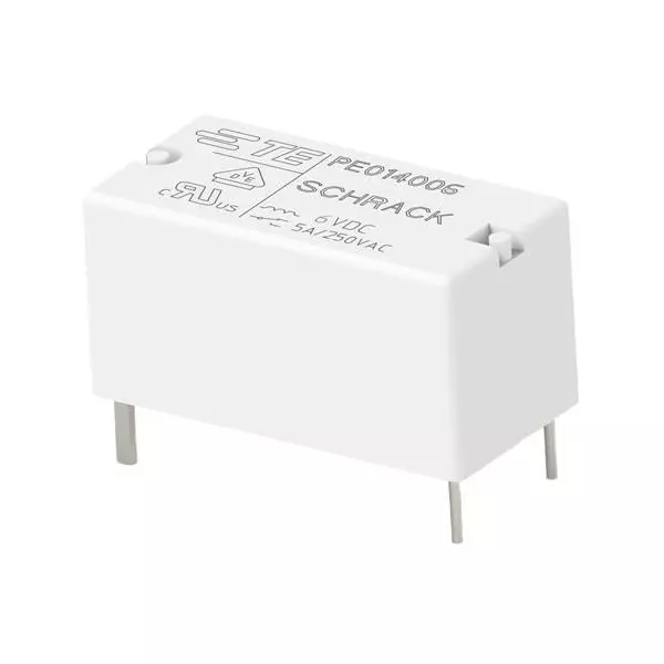 TE Connectivity Power Relay Through Hole Mount 1 Form C (SPDT-NO, NC) 5 Amp 400 V AC, PE014006