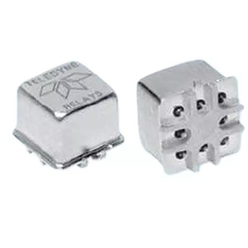 Teledyne Relays RF Relay 2 Form C (DPDT-NO, NC) 5 V DC Solder Pin Termination, GRF100-5