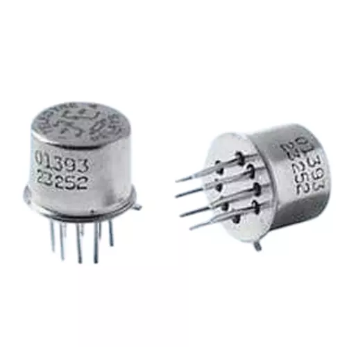 Teledyne Relays RF Relay 2 Form C (DPDT-NO, NC) 26.5 V DC Solder Pin Termination Latching, J412D-26M