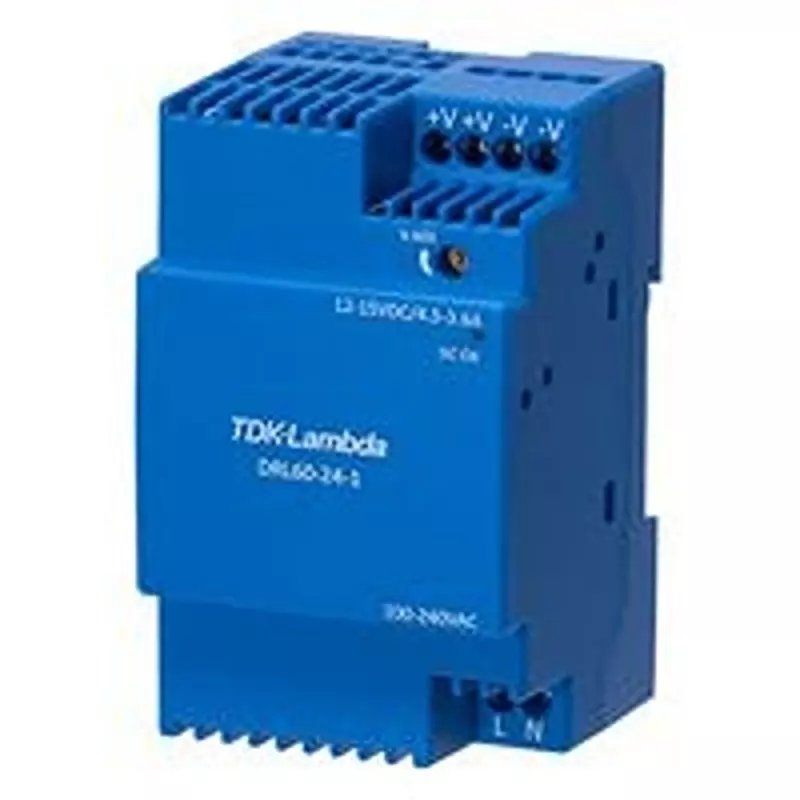 TDK-LAMBDA POWER SUPPLY, AC-DC, 24V, 2.5A, DRL60-24-1.