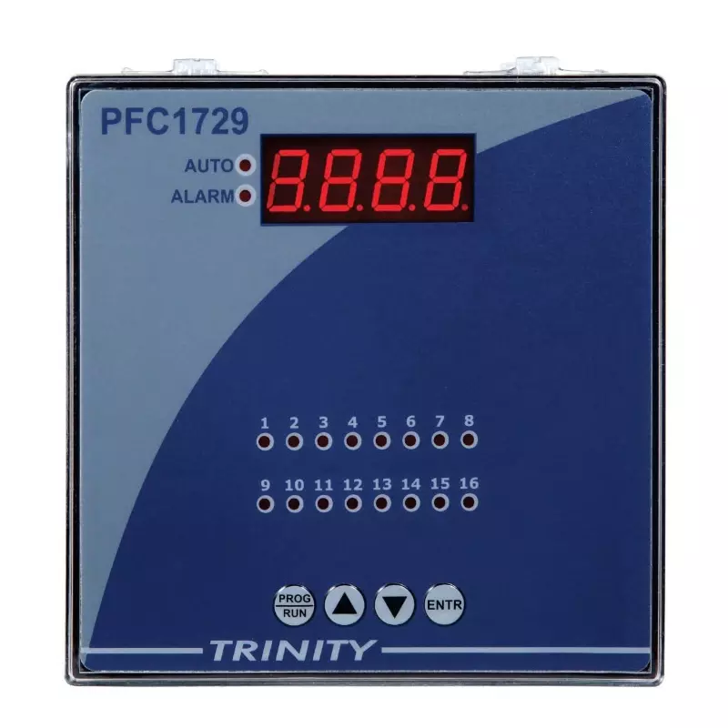 TRINITY Power Factor Correction Relay Single CT Type 12 Stage, PFC1729 - 12