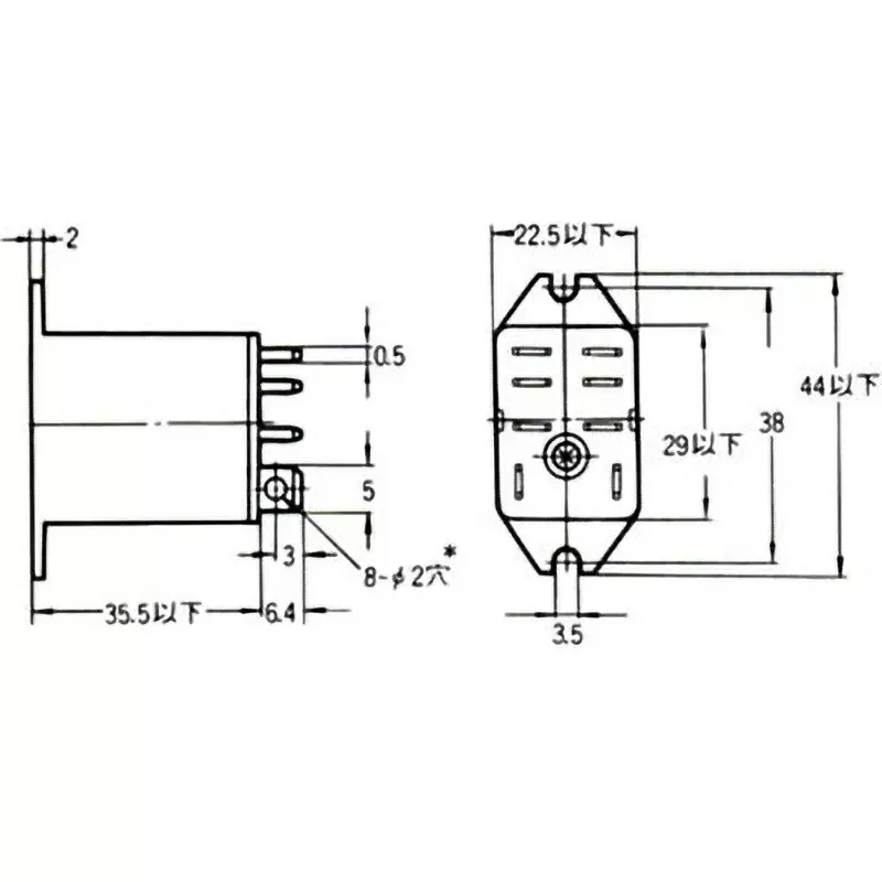 Omron Bi-Power Relay 1-Pole, LY1F AC100/110