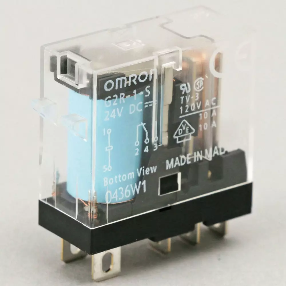 Omron Mini Power Relay 1 Pole 1C Contact Configuration Plug-in Terminals, G2R-□-S Series