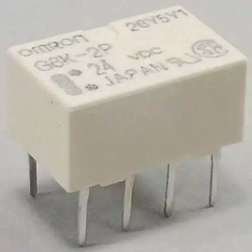 Omron Surface Mount Relay 1000 mohm or more (DC500 V insulation resistance meter), G6K-2P DC24