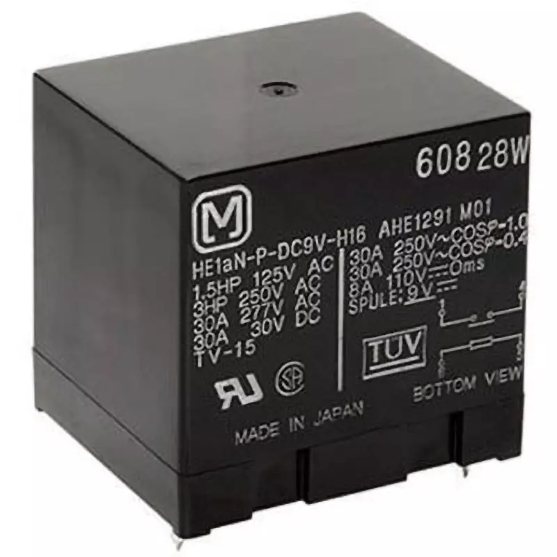 Panasonic Power Relay 24/ DC V, HE1AN-P-DC24V-Y5 (Pack of )