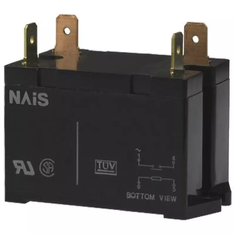 Panasonic Power Relay DC 24 V, HE2AN-DC24V (Pack of )