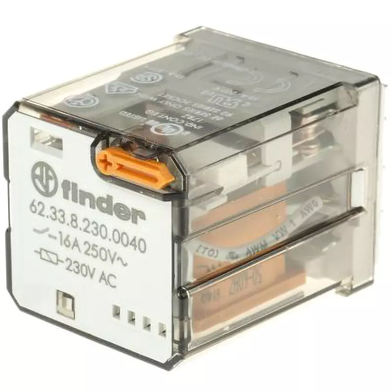 Finder Finder Relay AC400 V Maximum Allowable Contact Voltage AC230 V Rated Coil Voltage, 62.33.8.230.0040