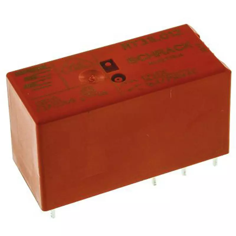 TE CONNECTIVITY Power Relay Board Mounting Type Of Sign SPDT Contact Configuration Through Hole Terminal Type, RT31L012