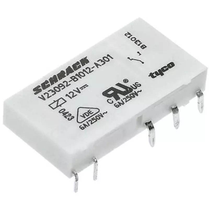 TE CONNECTIVITY Power Relay Board Mounting Type Of Sign SPDT Contact, V23092B1024A301 (Pack of 20)