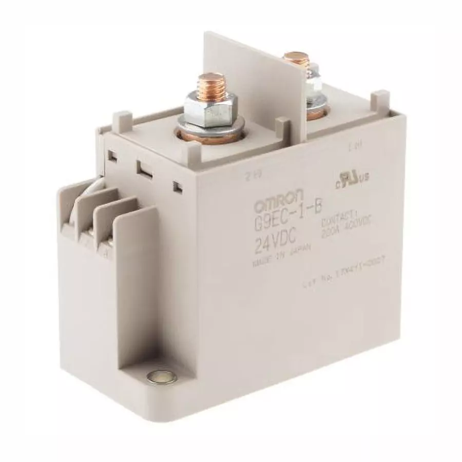 Buy Omron DC Power Relay 200 A Type Screw terminal DC 100 V, G9EC1B