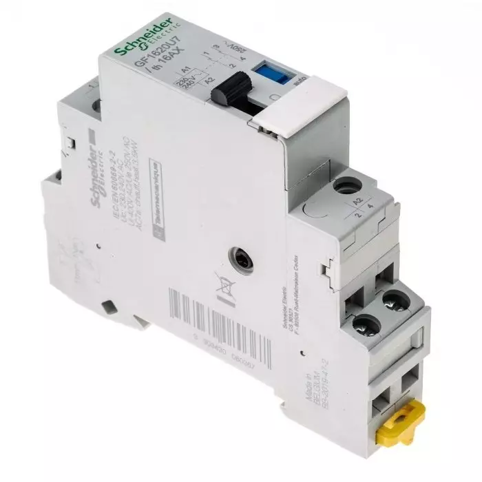 Schneider Electric 253 V AC Coil 30 A Switching Current DPST DIN Rail Power Relay, GF1620U7