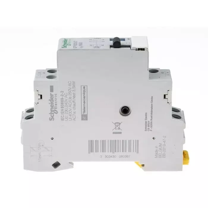 Schneider Electric 253 V AC Coil 30 A Switching Current DPST DIN Rail Power Relay, GF1620U7