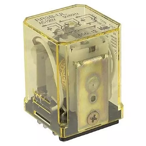 IDEC RELAY, 3PDT, 120VAC, 30VDC, 10A, RR3B-ULCAC120V