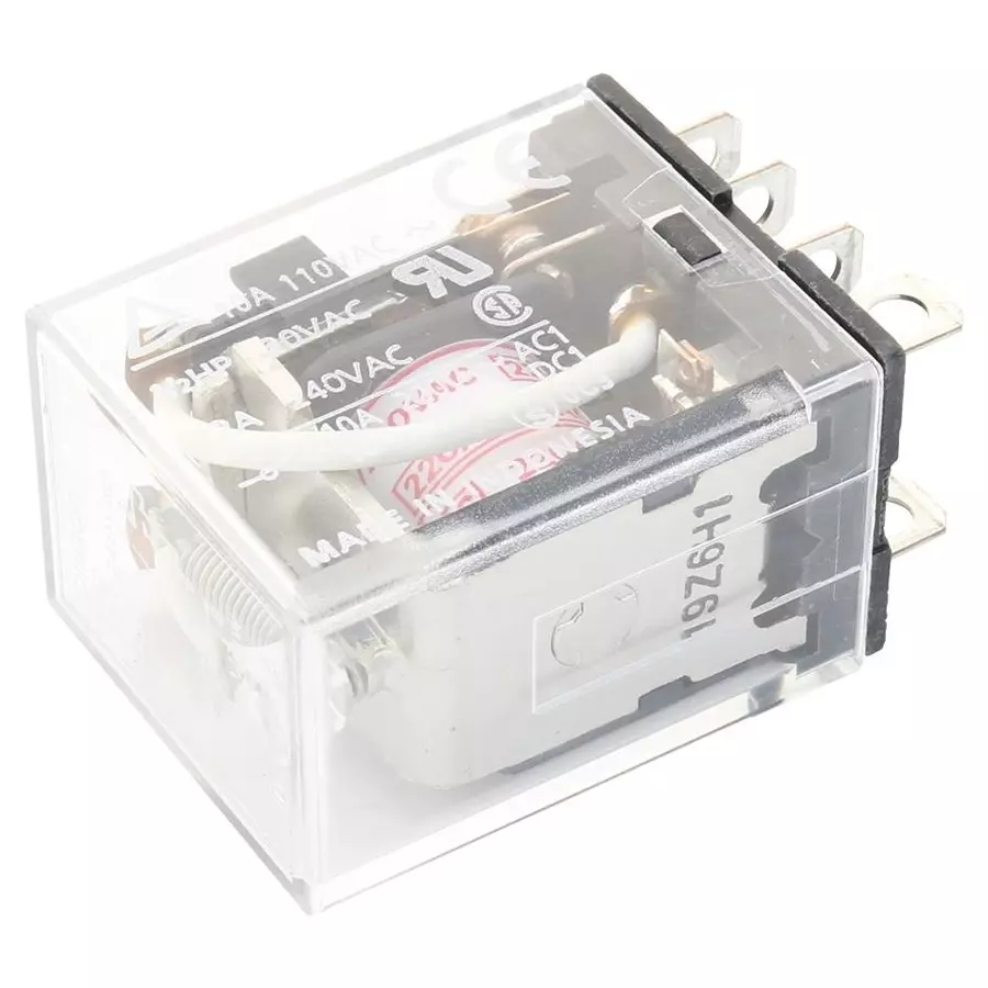 OMRON INDUSTRIAL AUTOMATION RELAY, DPDT, 120VAC, 28VDC, 15A, LY2 220/240 VAC