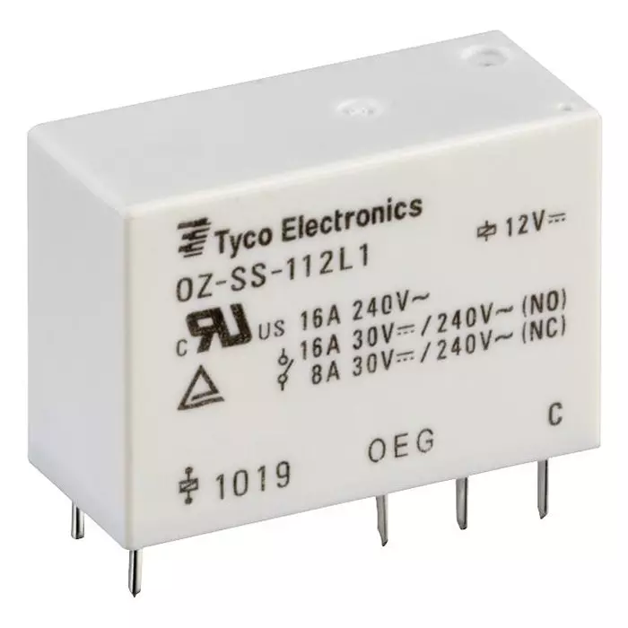 OEG - TE CONNECTIVITY Relay, Spdt, 240Vac, 24Vdc, 16A, OZ-SS-109LF,000