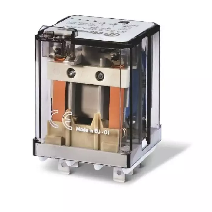 Finder Plug In Power Relay 48 V DC Coil 30 A Switching Current DPST-2NO, 62.32.9.048.4040