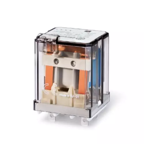 Finder Plug-In Mount Power Relay 125 V DC Coil 16 A Switching Current SPST-NO, 623191254800