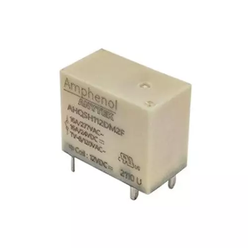 AMPHENOL ANYTEK Power Relay Through Hole Mount SPST 16 Amp, AHQSS105DM2FA0G