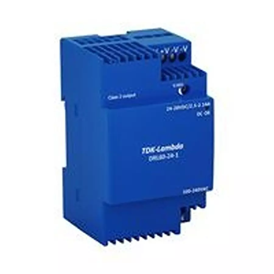 TDK-LAMBDA POWER SUPPLY, AC-DC, 24V, 2.5A, DRL60-24-1
