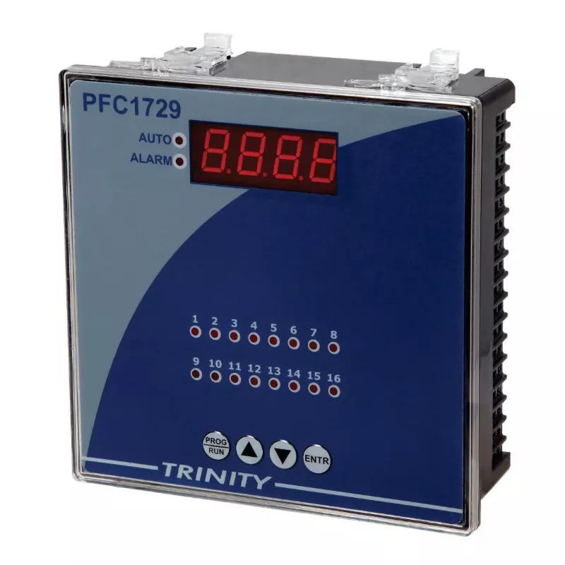 TRINITY Power Factor Correction Relay Single CT Type 16 Stage, PFC1729 - 16
