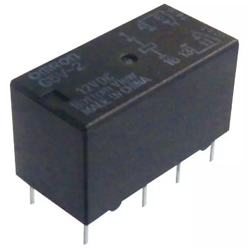 Omron Mini Relay 2C Contact Configuration 12 DC V Rated Voltage (V),G5V-2 Series