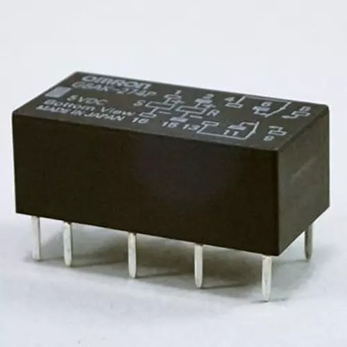 Omron Mini Relay 1000 mohm or more (at 500 V DC) (except between set and reset coils), G6AK-274P DC5