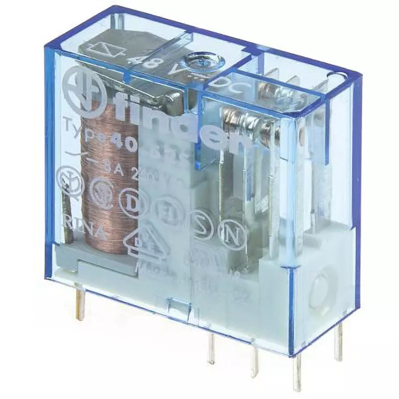 Finder Finder Relay AC400 V Maximum Allowable Contact Voltage DC 48 V Rated Coil Voltage, 40.52.7.048.0000