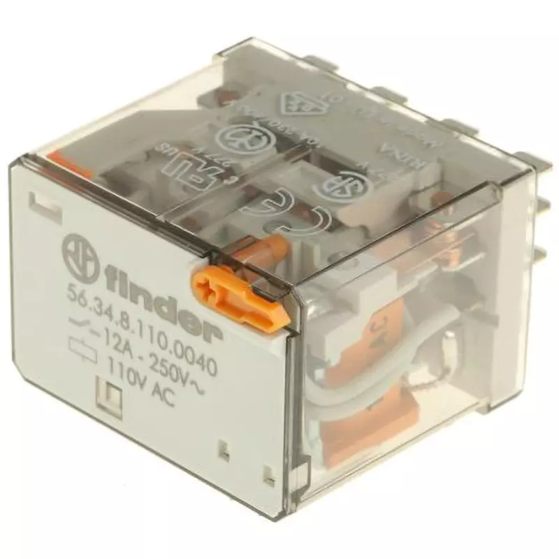 Finder Finder Relay AC400 V Maximum Allowable Contact Voltage AC110 V Rated Coil Voltage, 56.34.8.110.0040