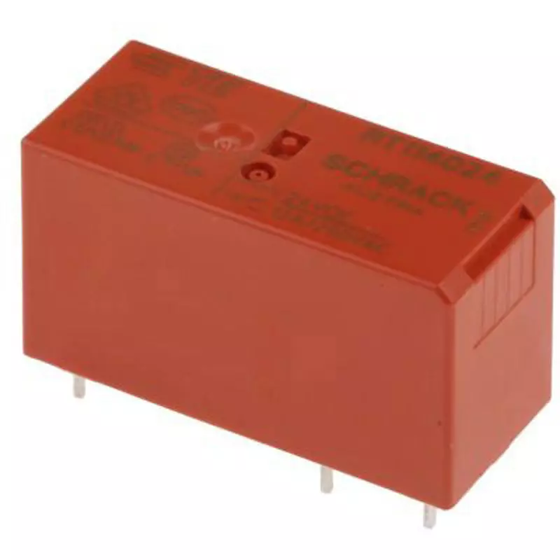 TE CONNECTIVITY Power Relay Board Mounting Type Of Sign SPDT Contact Configuration Through Hole Terminal Type, RT114024
