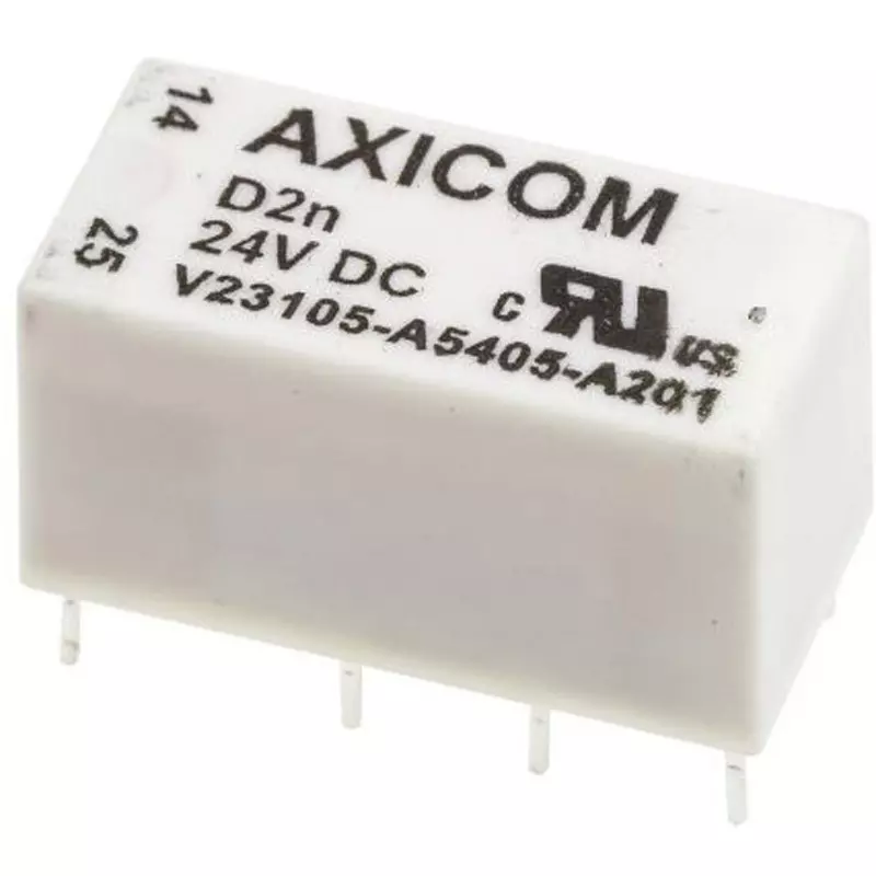 TE CONNECTIVITY Power Relay Board Mounting Type Of Sign DPDT Contact Configuration, V23105A5405A201 (Pack of 1000)