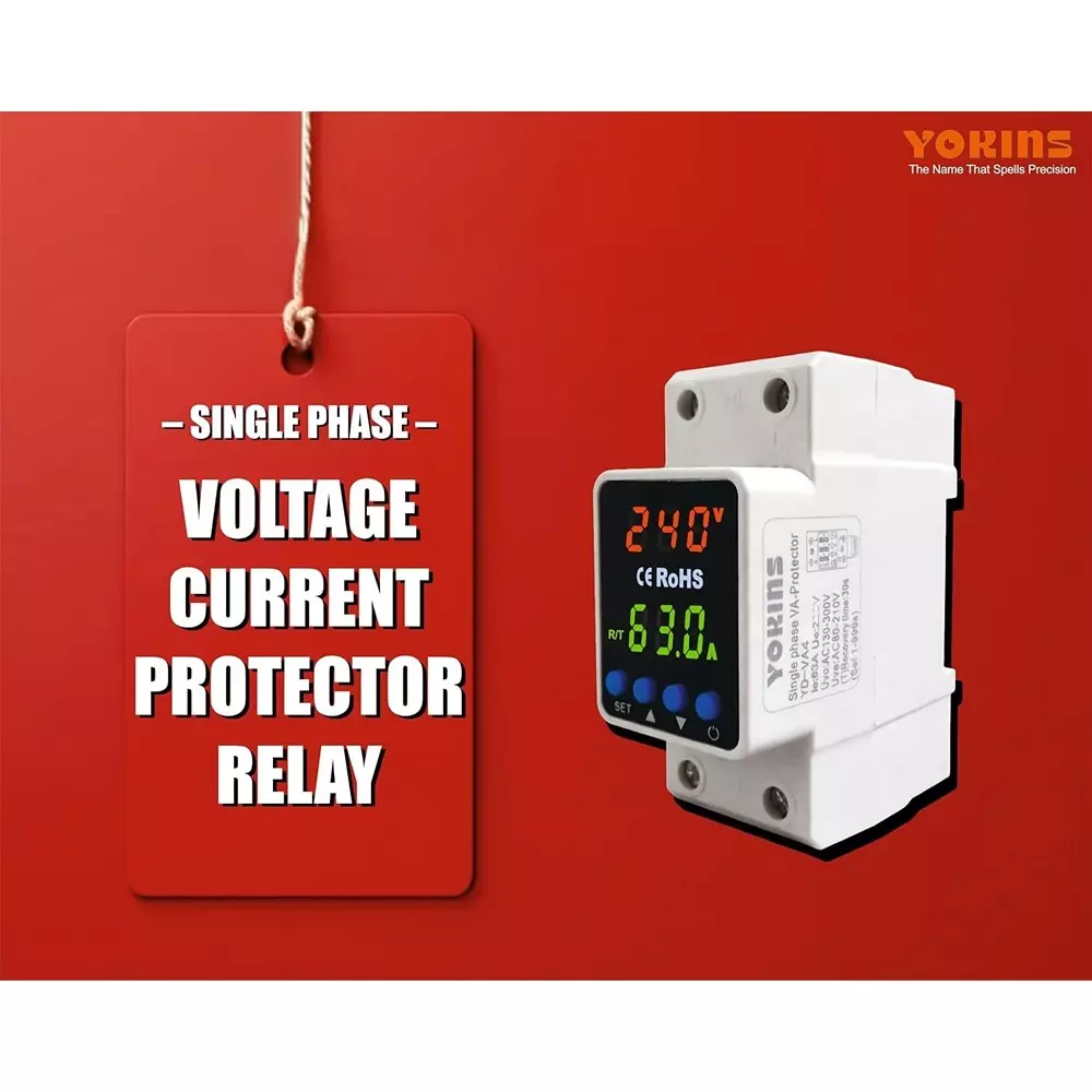yokins-advanced-adjustable-over-under-voltage-protector-relay-with-overcurrent-protection-63-amp-230-v-din-rail-mount-yd-va4