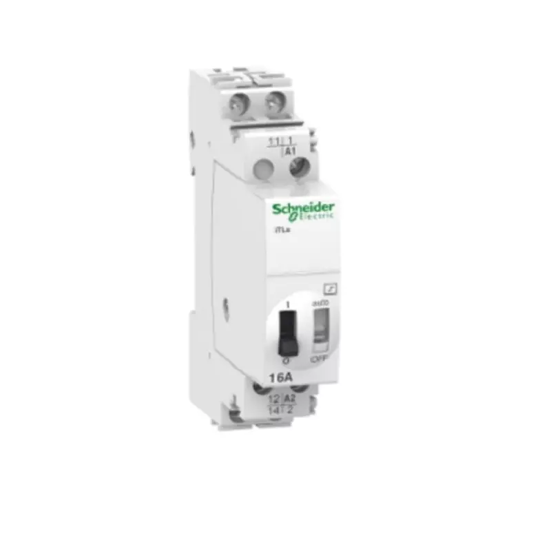 Schneider Electric 110 V DC 230 @ 240 V AC Coil 16 A Switching Current SPST DIN Rail Power Relay, A9C32811