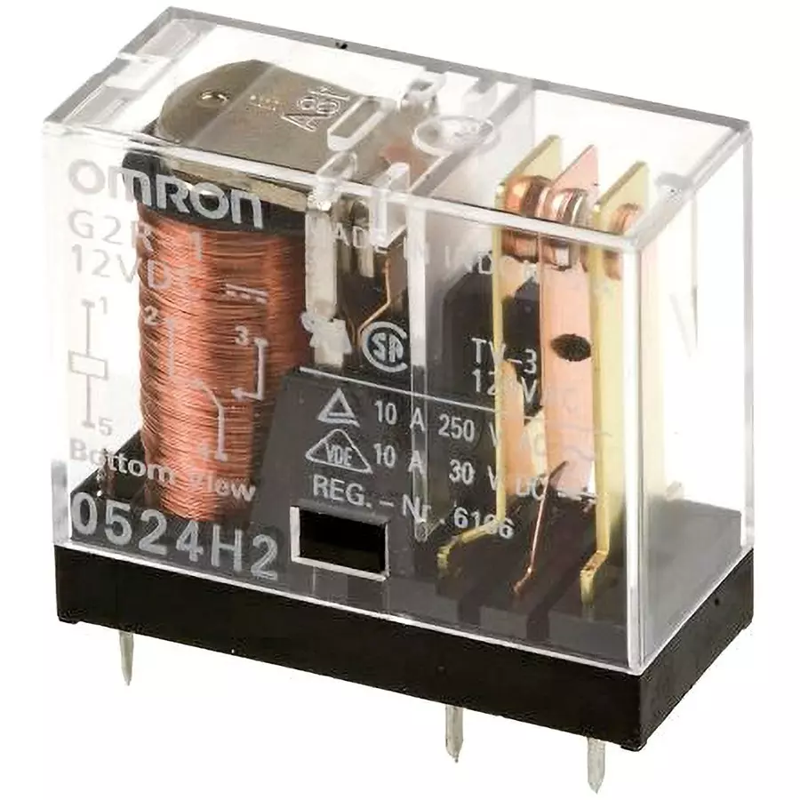 Omron Power Relay 1C Contact Configuration, G2R-1  DC5V
