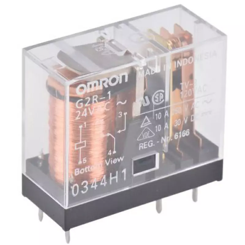Omron Power Relay G2R 1C Contact Configuration, G2R124AC