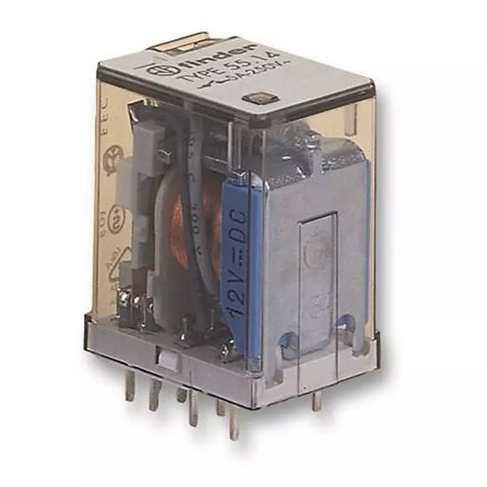 FINDER RELAY, 4PDT, 250VAC, 7A, 55.14.9.024.0000