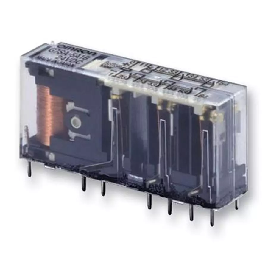 OMRON STI Relay, 3Pst-No, 1Nc, 250Vac, 125Vdc, 6A, G7SA-3A1B DC24