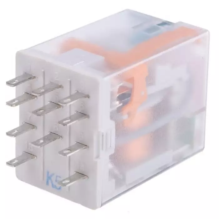 Relpol R3N Power Relay Plug In 3PDT Plug In 24 V DC 640 Ω, R3N-2013-23-1024-WTL